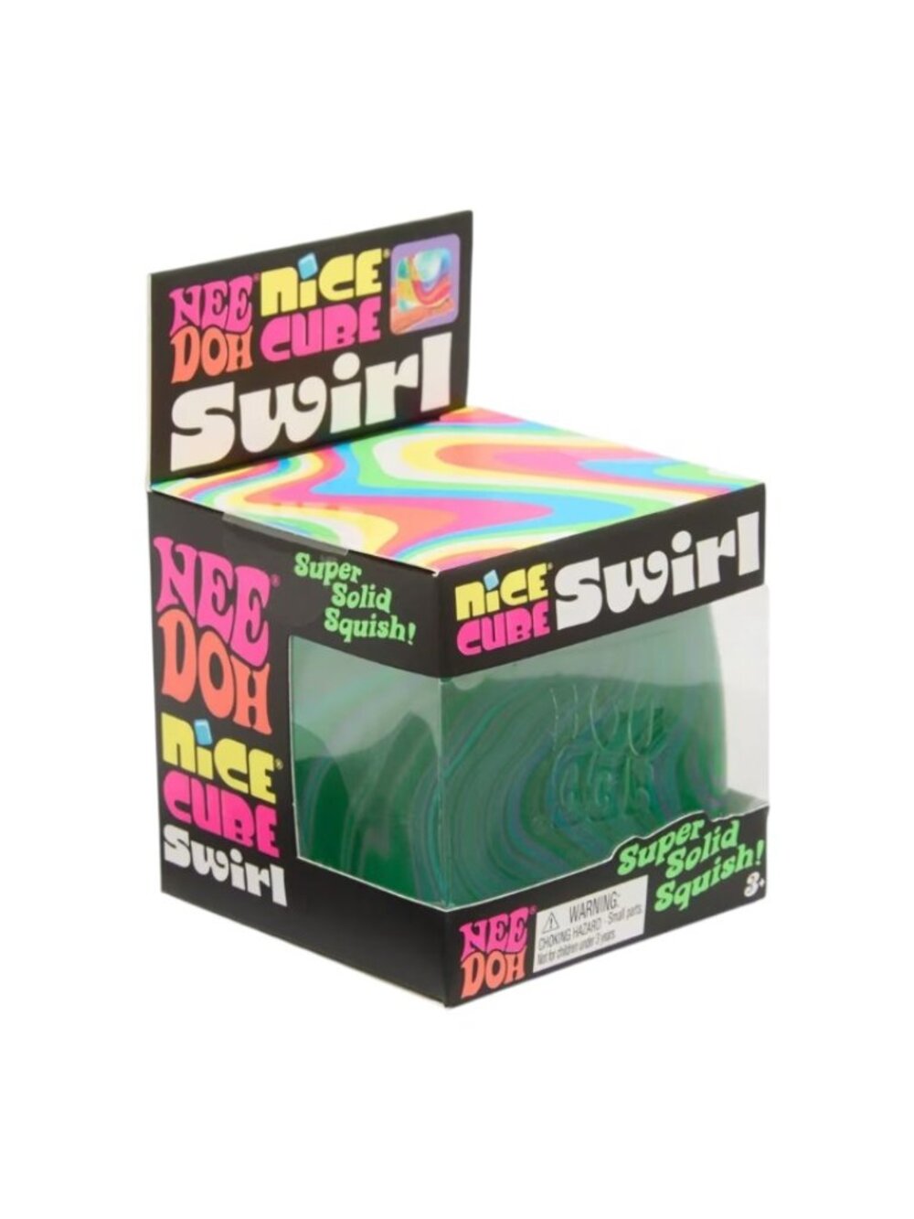 NeeDoh Nice Cube Swirl in Green 💚 Blue 💙 Purple 💜